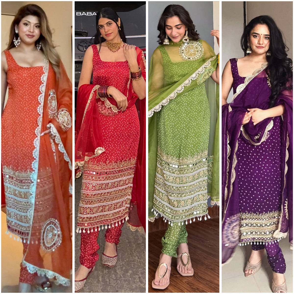 3 PIECES KURTI, CHUDIDAR & DUPATTA