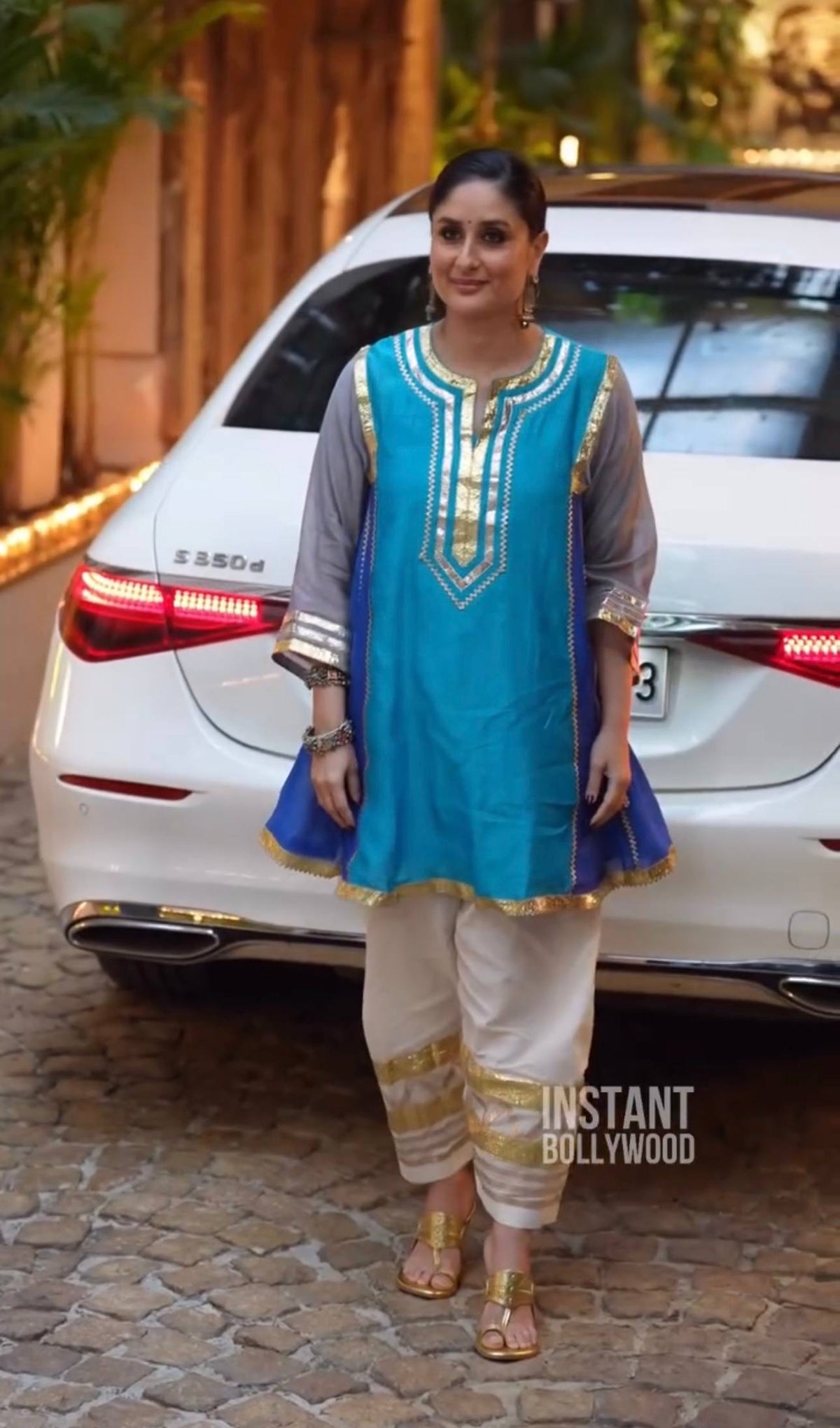 Celebrity Inspired Pure Chanderi Elegance Festive Luxe Kurta