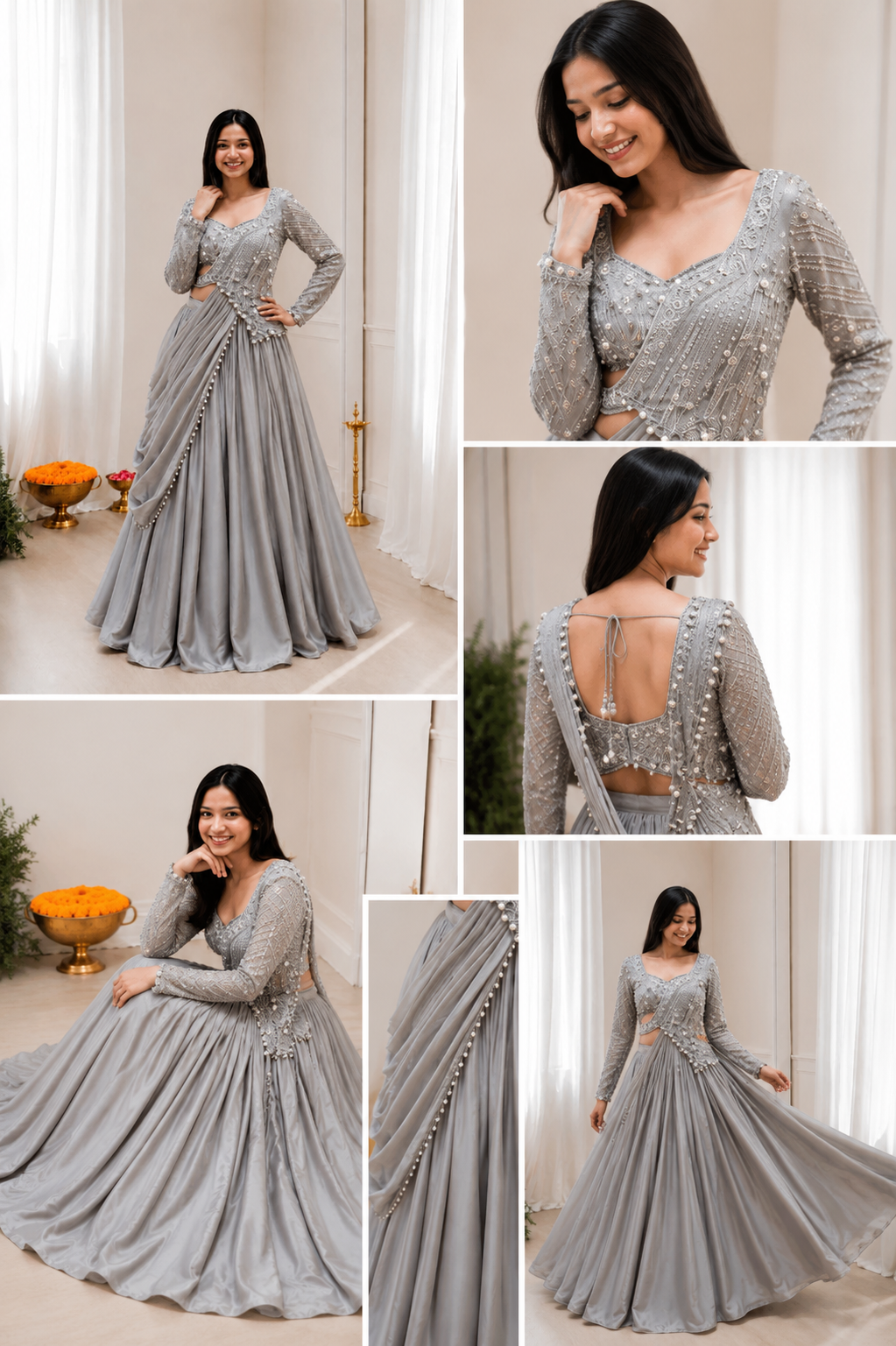 Premium Embroidered Rangoli Silk Lehenga Choli Set
