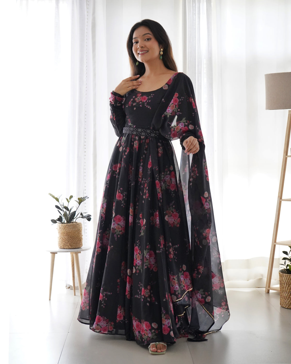 Amira Black Anarkali Suit