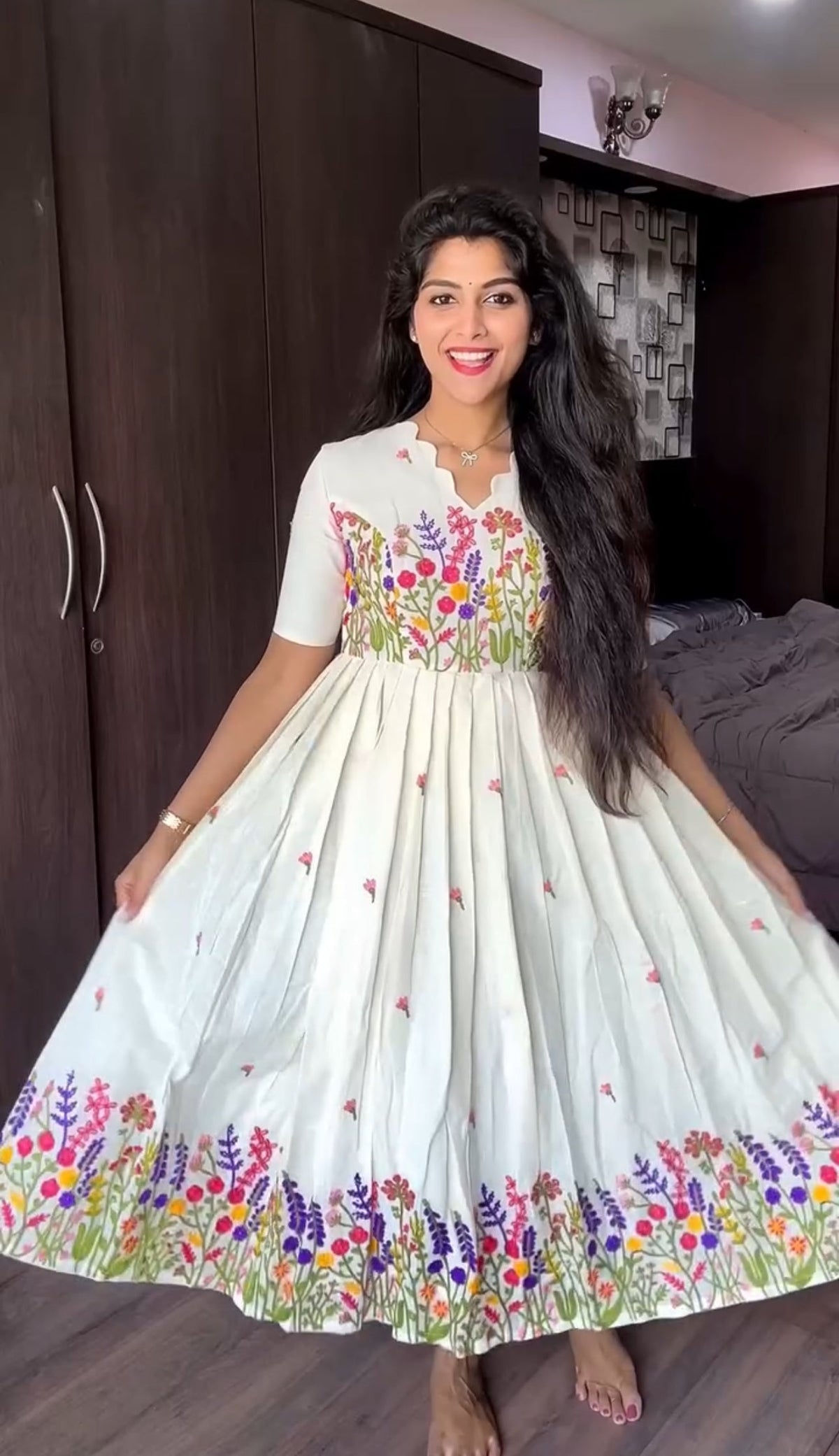 New White Color Designer Party Wear Gown