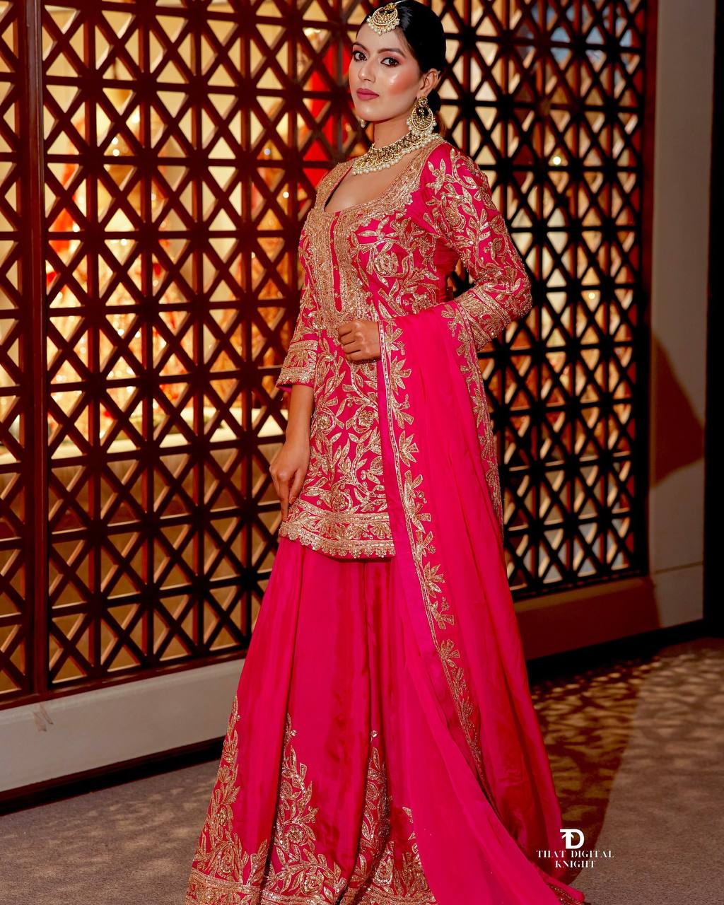New Designer Party Wear Top & Palazzo Set with Fancy Dupatta & Embroidery Work
