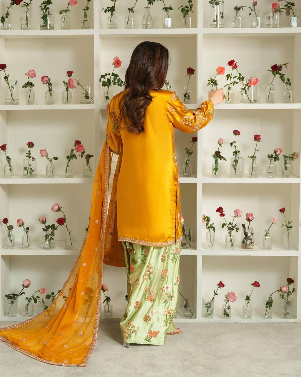 New Designer Party Wear Top & Sharara Set with Fancy Dupatta – Fully Stitched